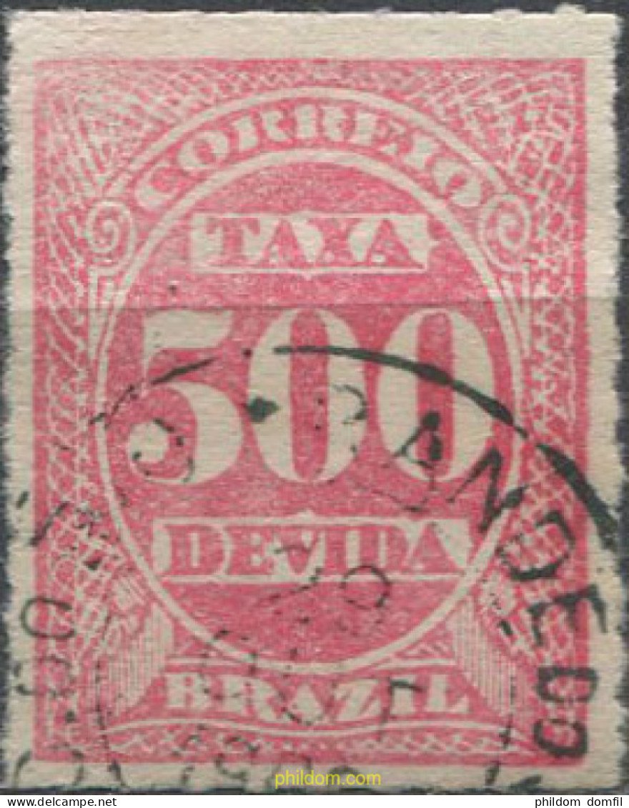 675803 USED BRASIL 1890 SELLOS DE TASA - Neufs