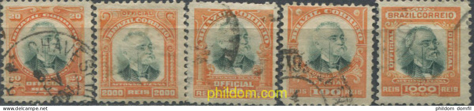 675706 USED BRASIL 1906 SELLOS DE SERVICIO - Nuovi