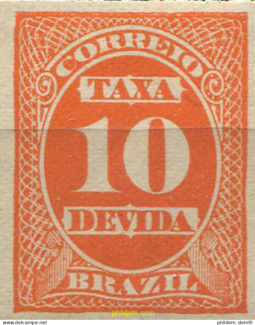 675824 HINGED BRASIL 1890 SELLOS DE TASA - Nuevos