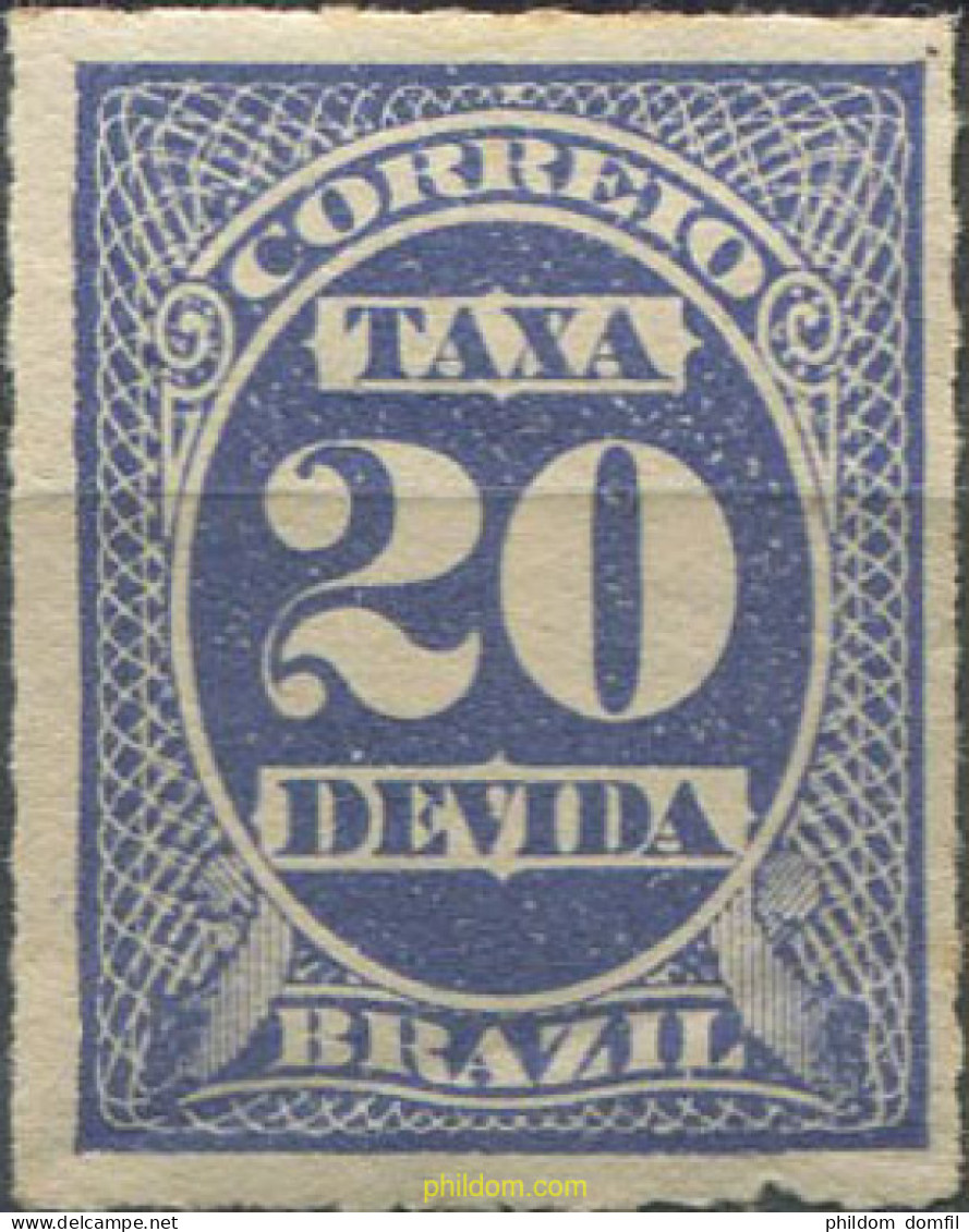 675825 HINGED BRASIL 1890 SELLOS DE TASA - Neufs