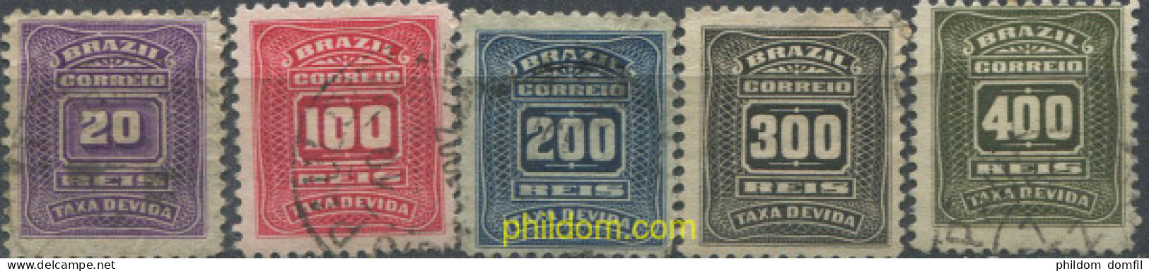 675857 USED BRASIL 1906 SELLOS DE TASA - Neufs