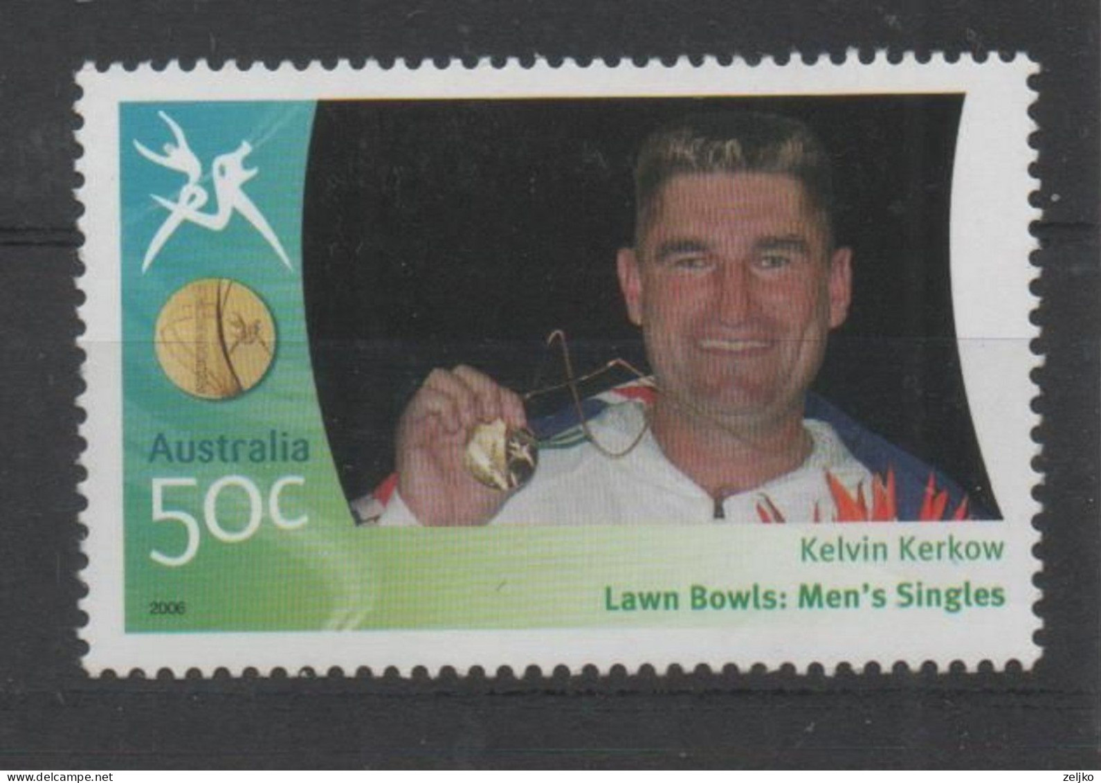 Australia 2006, MNH, Australian Victories At  Commonwealth Games, Lawn Bowls Sport - Petanca