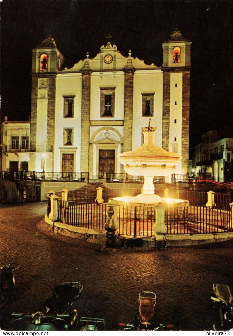 ÉVORA - Igreja De Snto Antão E Fonte Coroada - PORTUGAL - Evora