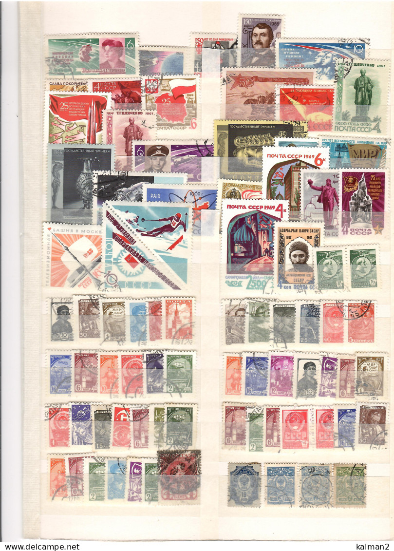 URSS/RUSSIA -  BEL LOTTO CON SERIE NUOVE**MNH COMPLETE + ALCUNE USATE + LOTTO USATI - Verzamelingen