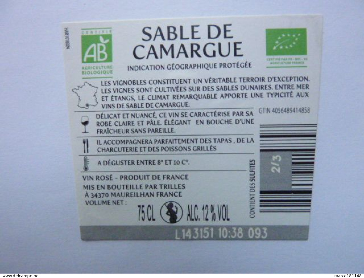 GRIS - Sable De Camargue - Pink Wines