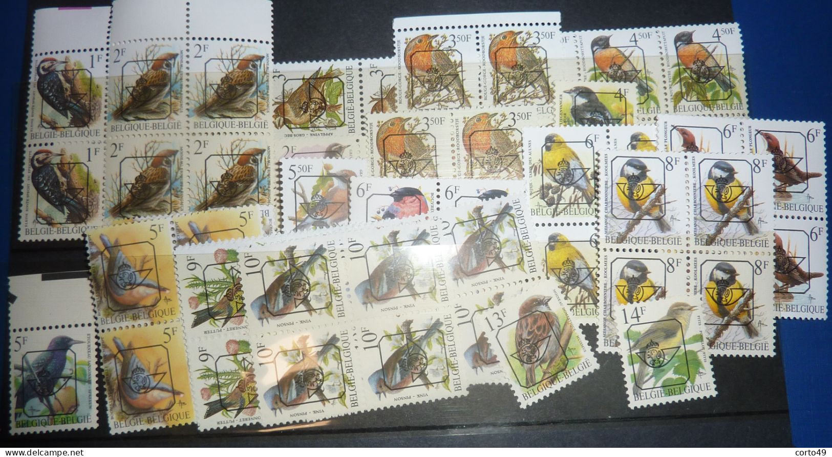 LOT De Différents TIMBRES  PREOBLITERES OISEAUX BUZIN  ( 89) + 2 CP - Voir Les 9 Scans !! - Typos 1986-96 (Vögel)