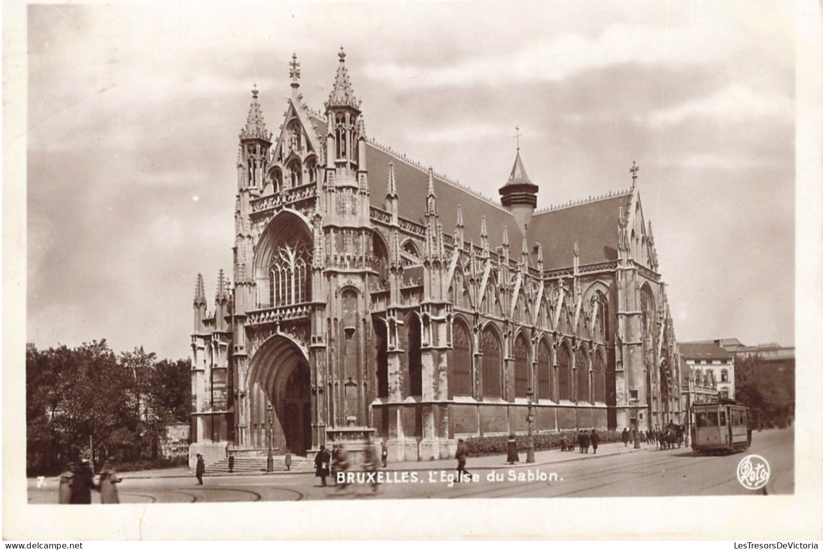 BELGIQUE - Bruxelles - L'Eglise Du Sablon - Carte Postale Ancienne - Monumenti, Edifici