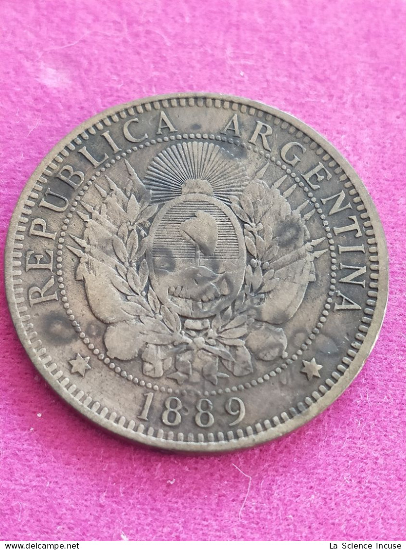 Argentine - 2 Centavos 1889 - Argentina