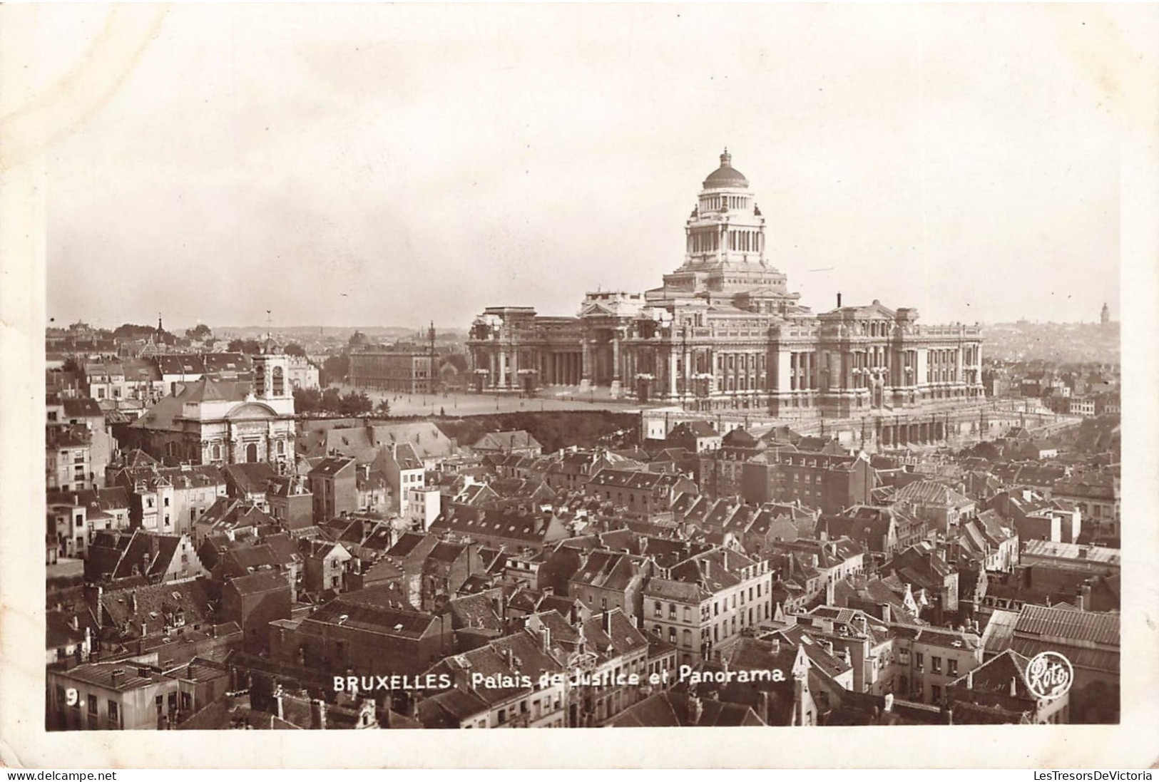 BELGIQUE - Bruxelles - Palais De Justice Et Panorama - Carte Postale Ancienne - Monumenti, Edifici