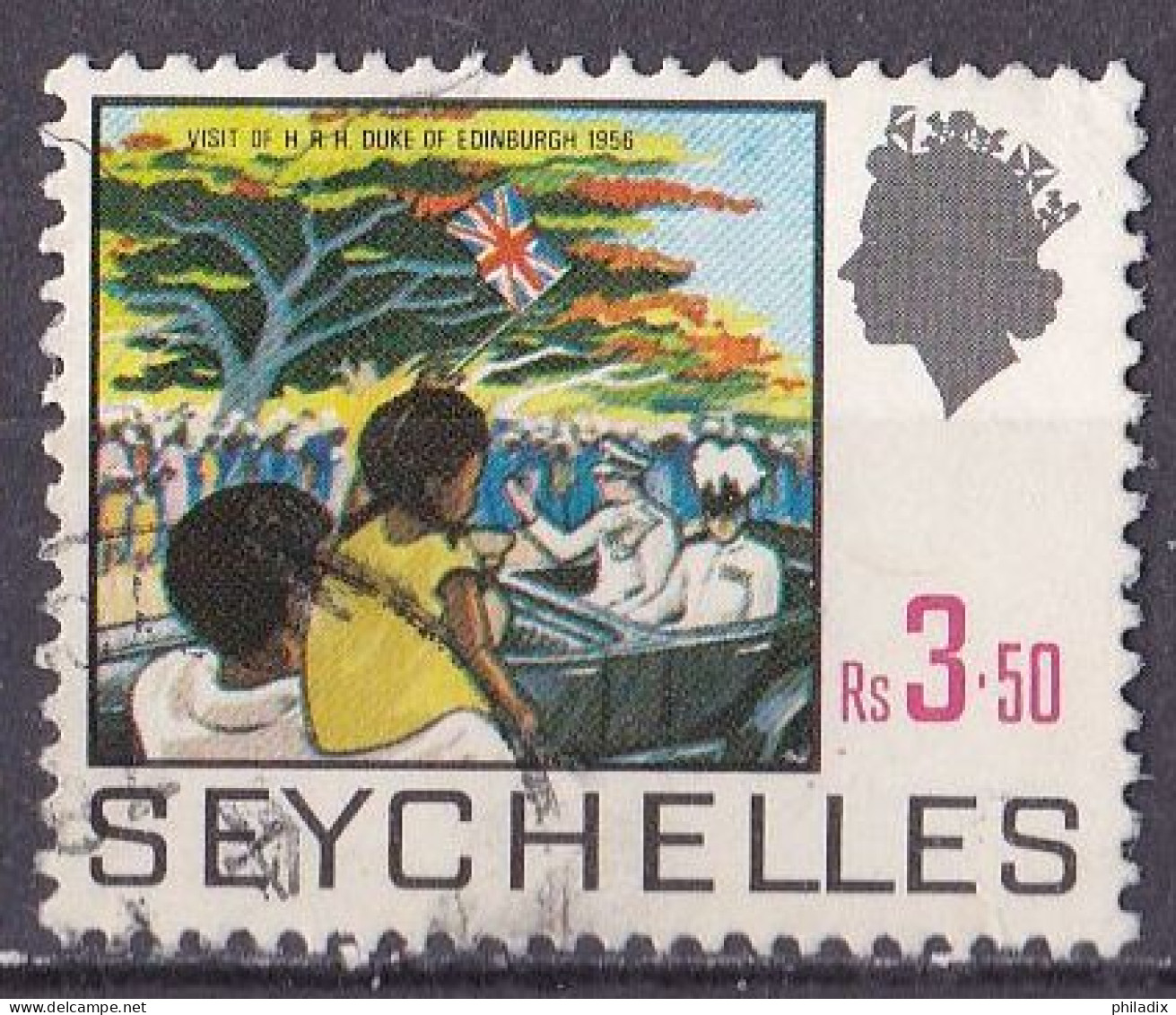 # Seyschellen Marke Von 1969 O/used (A2-17) - Seychelles (...-1976)