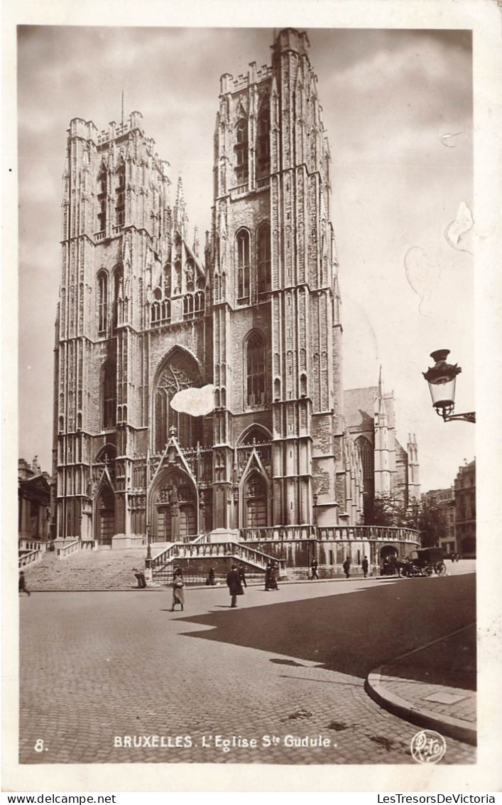 BELGIQUE - Bruxelles - L'Eglise Sainte Gudule - Carte Postale Ancienne - Monumenti, Edifici