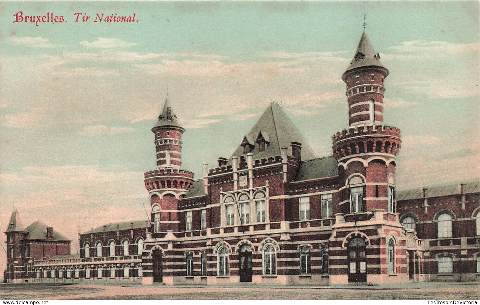 BELGIQUE - Bruxelles - Tir National - Colorisé - Carte Postale Ancienne - Monumenti, Edifici