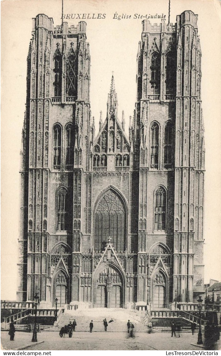 BELGIQUE - Bruxelles - Église Sainte Gudule - Carte Postale Ancienne - Other & Unclassified