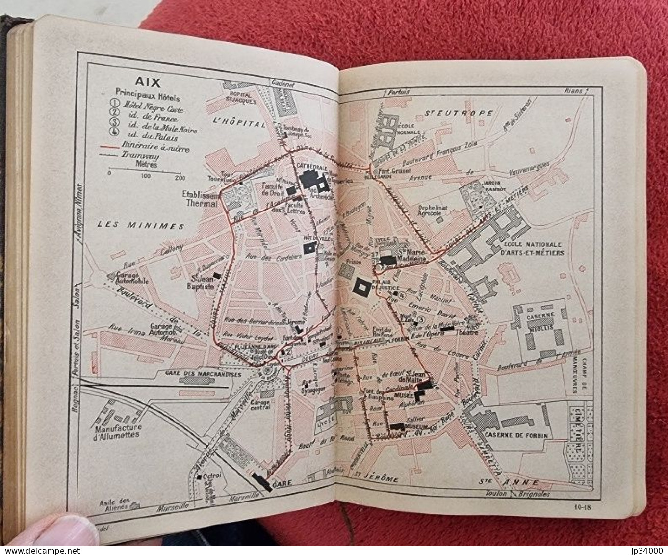 Guides Joanne Provence. Avec 59 cartes et 33 plans  (Hachette, 1914)