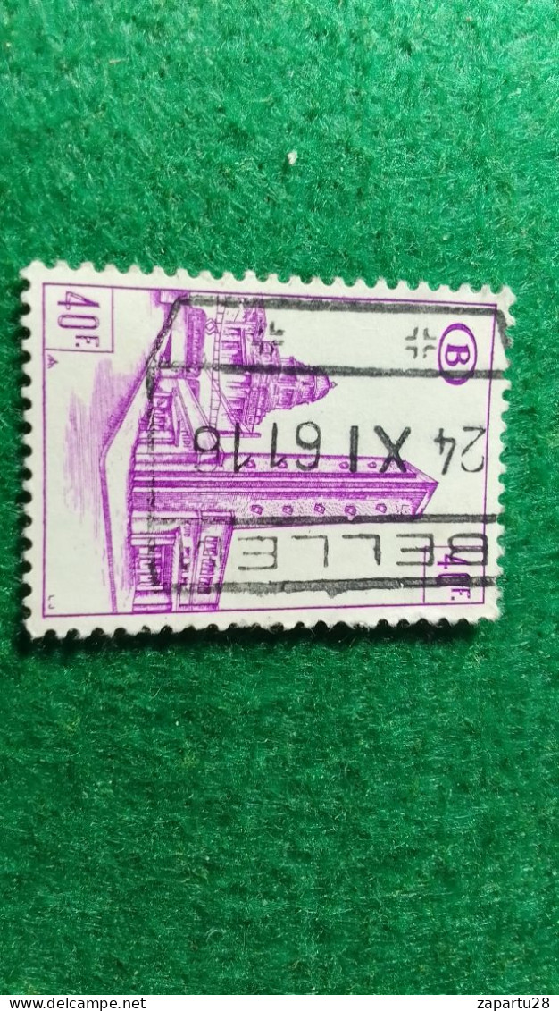 BELÇİKA-   DEMİRYOLU PAKET  POSTASI --1952-87-    40   FR         DAMGALI - Afgestempeld