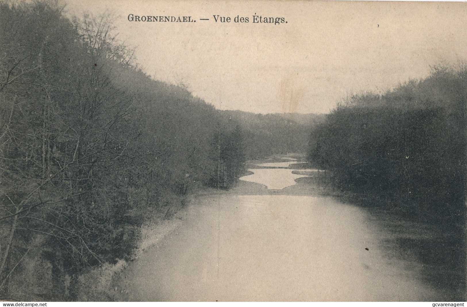 GROENENDAEL    VUE DES ETANGS    2 SCANS - Hoeilaart