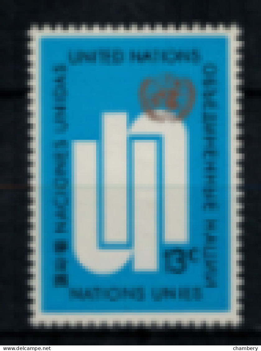 Nations-Unies - New-York "Initiales UN Entrecroisées" - T. Neuf 2** N° 190 De 1969 - Nuovi