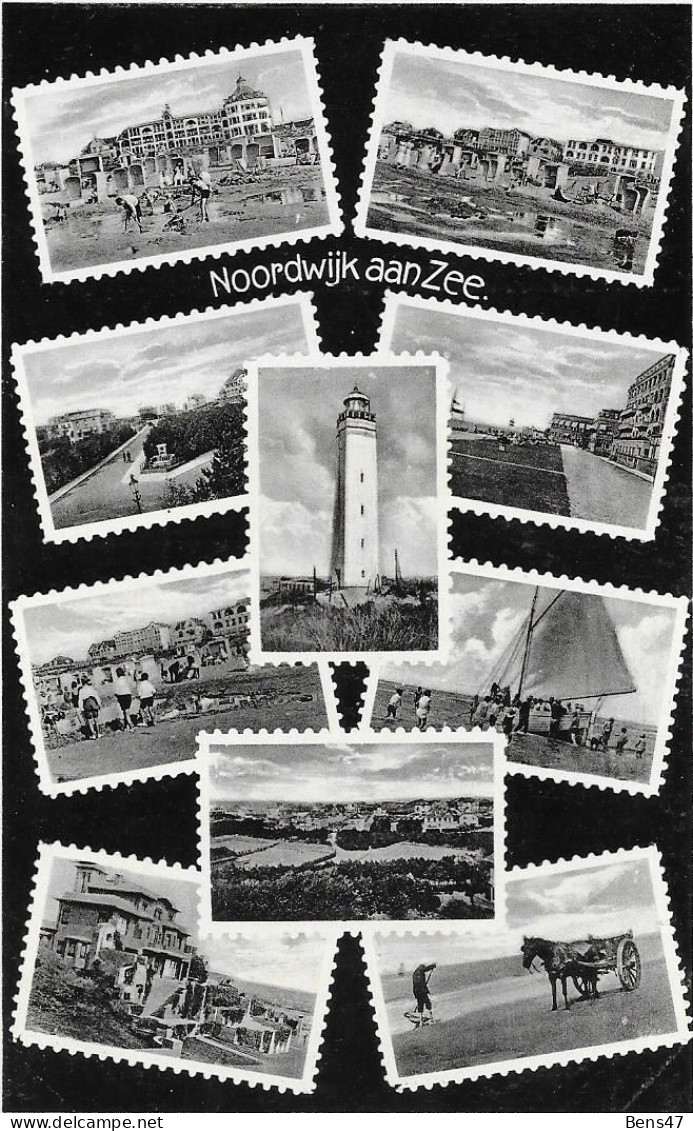 Noordwijk Aan Zee 10 Stadsgezichten Gelopen 26-8-1922 - Noordwijk (aan Zee)