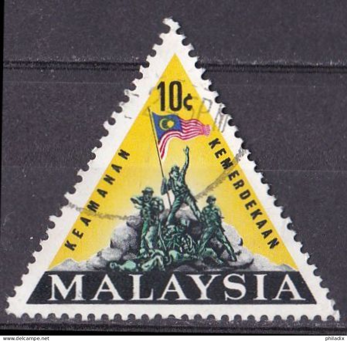 Malaysia Marke Von 1966 O/used (A2-17) - Malaysia (1964-...)