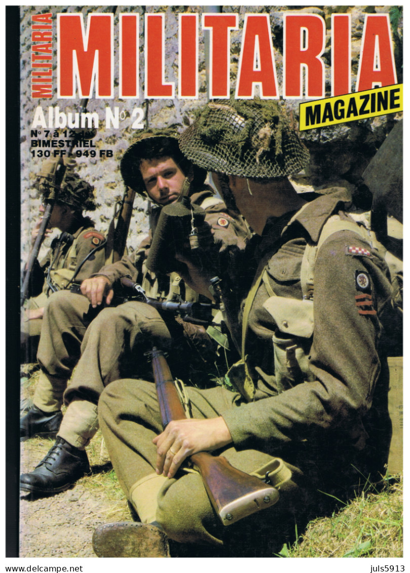 Reliure N°2 De Militaria Magazine Du N°7 Au N°12 - Francese