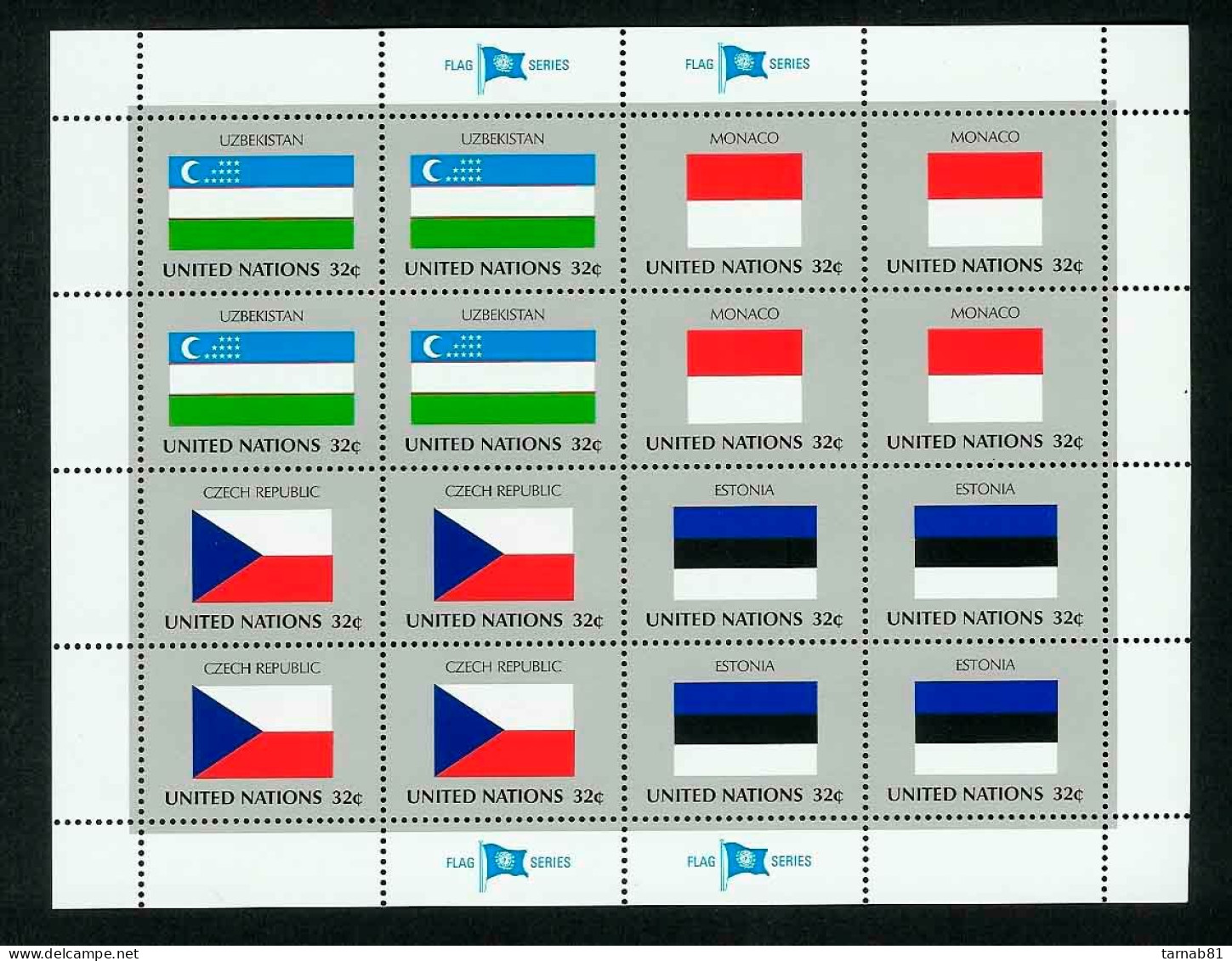 Flaggen Flags Drapeaux ONU Feuillets1980 1997 1998 1999 Nations Unies Bureau De New York Neufs ** - Neufs