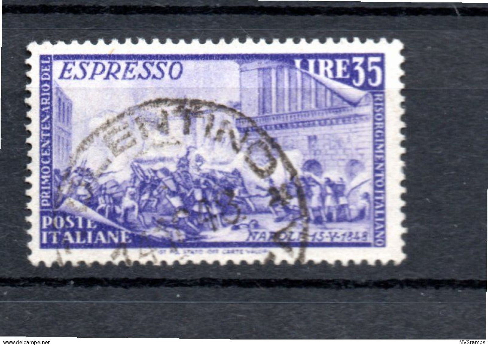 Italy 1948 Old Battle Of Napels (Express) Stamp (Michel 760) Used - Gebraucht