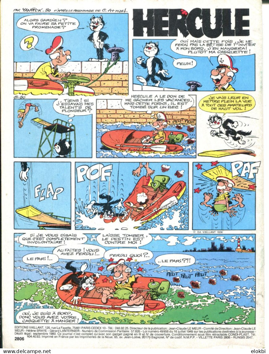 Pif Gadget N°598 De Septembre 1980 - Rahan "Le Spectre De Taroa (deuxième Partie)" - - Pif Gadget