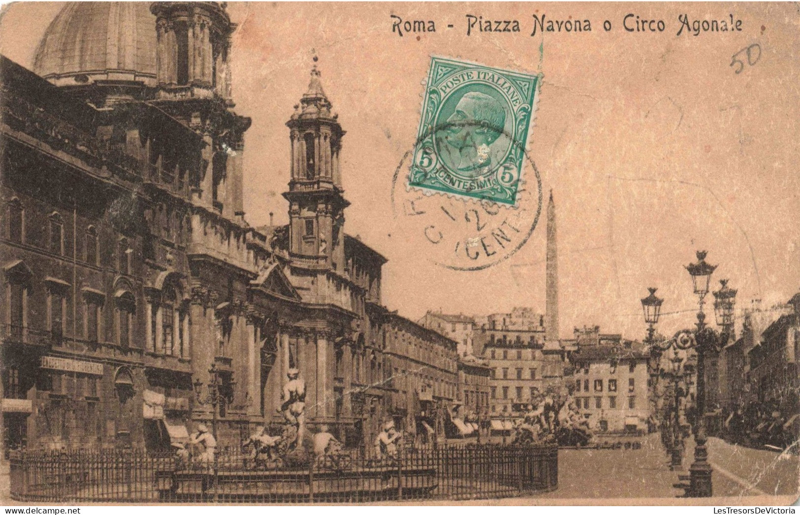 ITALIE - Roma - Piazza Navona O Circo Agonale - Carte Postale Ancienne - Plaatsen & Squares