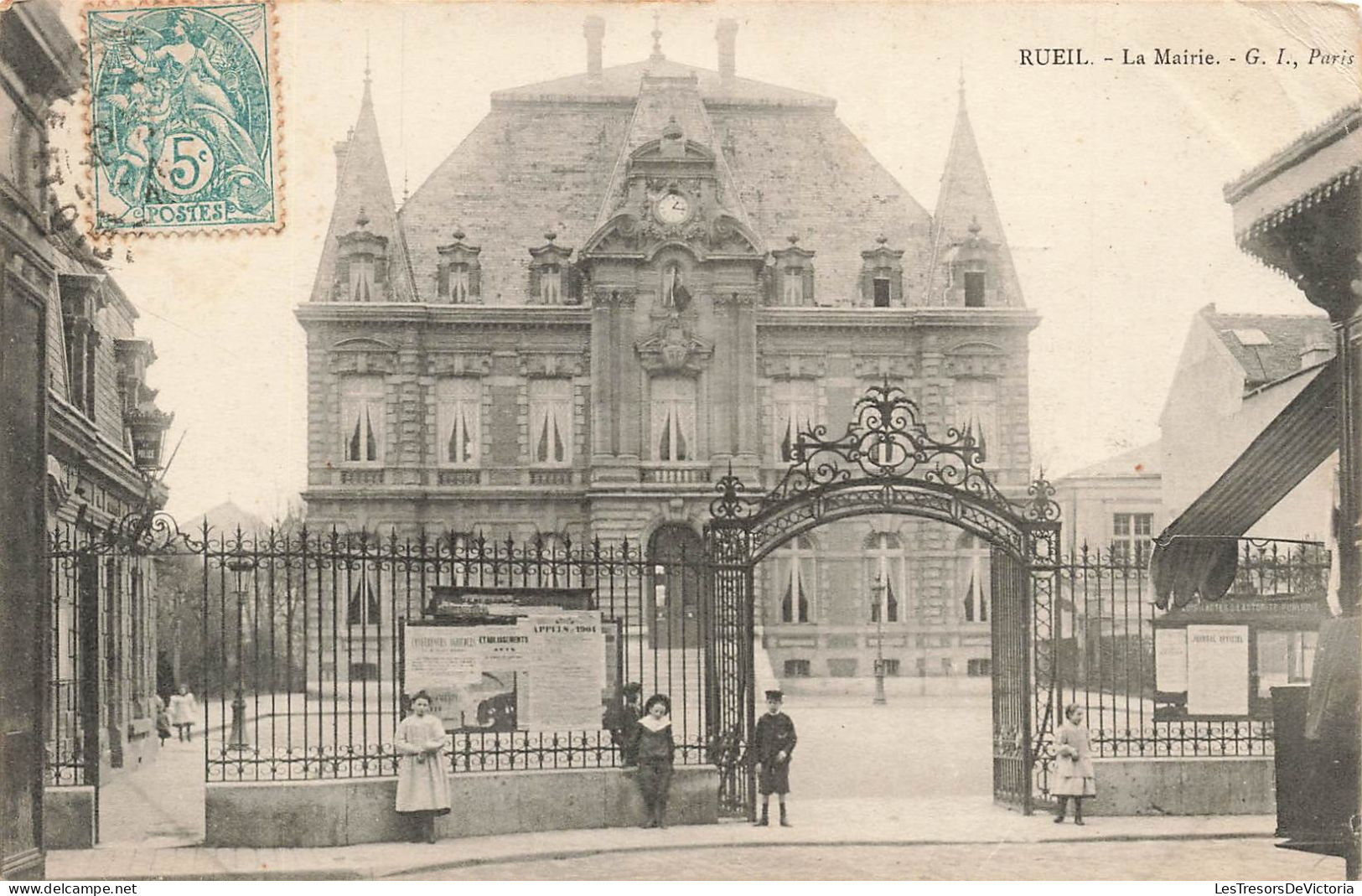 FRANCE - Rueil - Mairie - Carte Postale Ancienne - Rueil Malmaison