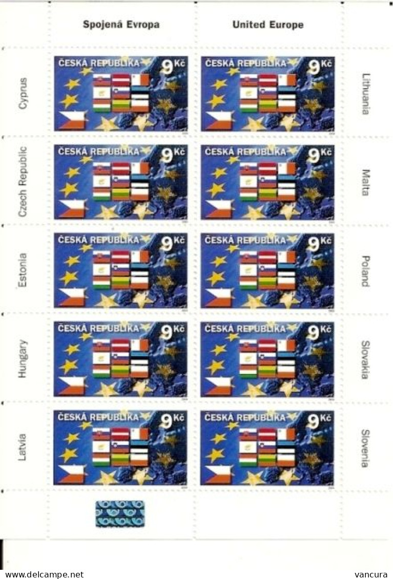 A 395 Czech Republic Ten New Members Of The EU 2004 - Joint Issues