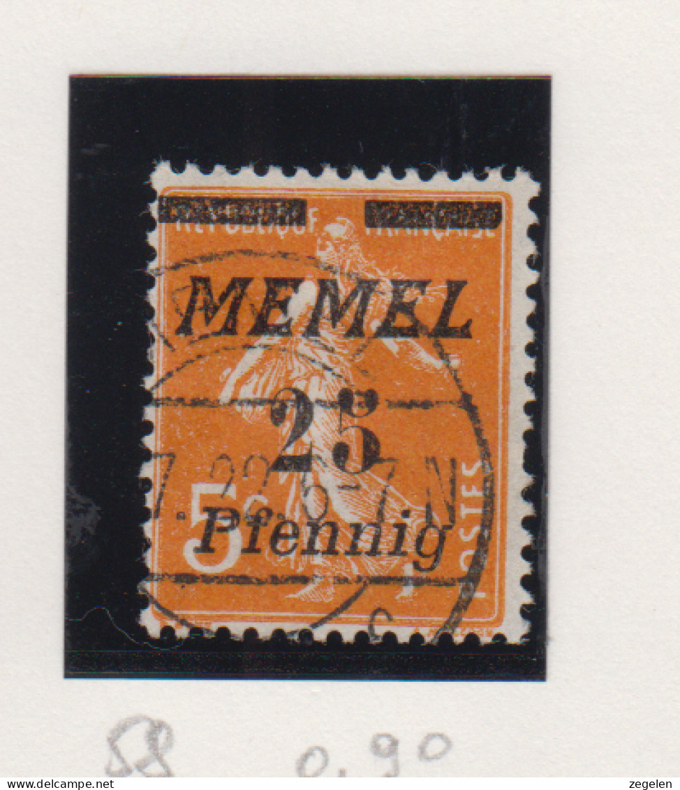 Memel Michel-nr. 58 Gestempeld - Altri & Non Classificati