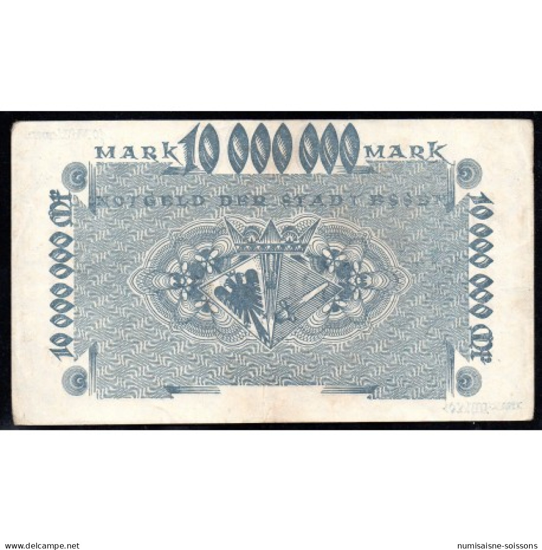 ALLEMAGNE - ESSEN - STADT- NOTGELD - 10 MILLIONEN MARK - 15/08/1923 - TTB - Otros & Sin Clasificación