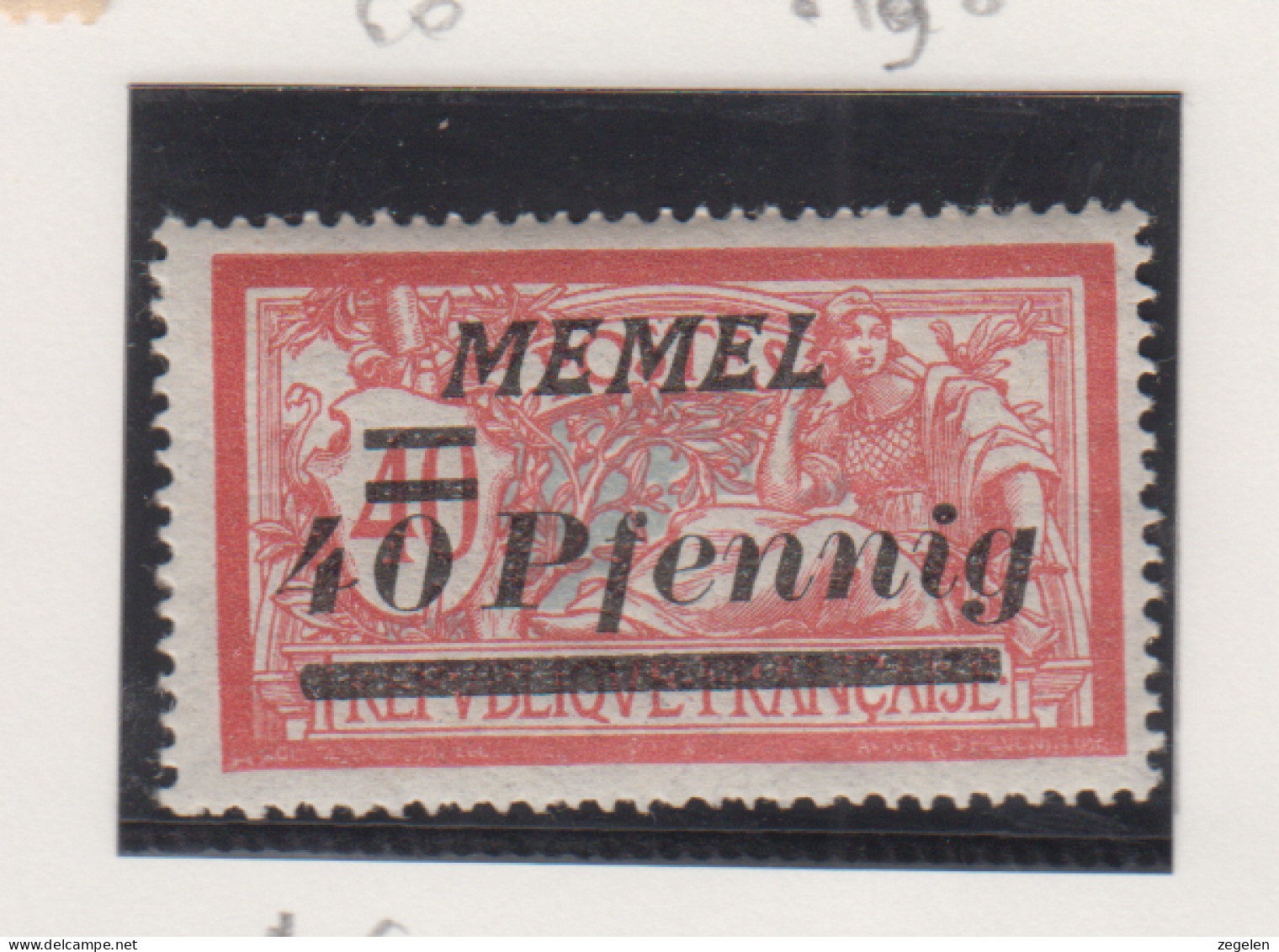 Memel Michel-nr. 60 * - Other & Unclassified