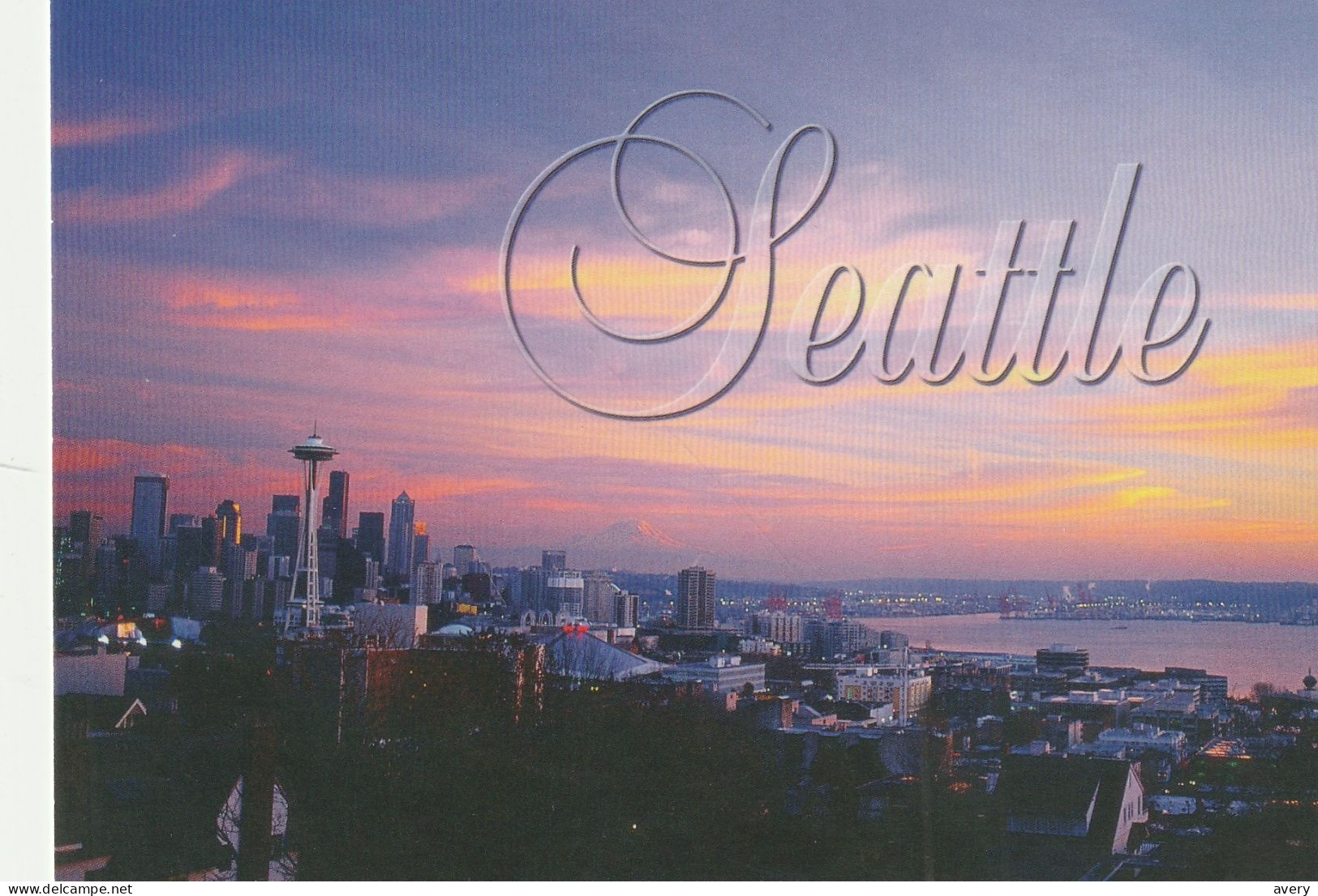 Seattle Skyline And Waterfront At Dusk, Seattle, Washington - Seattle
