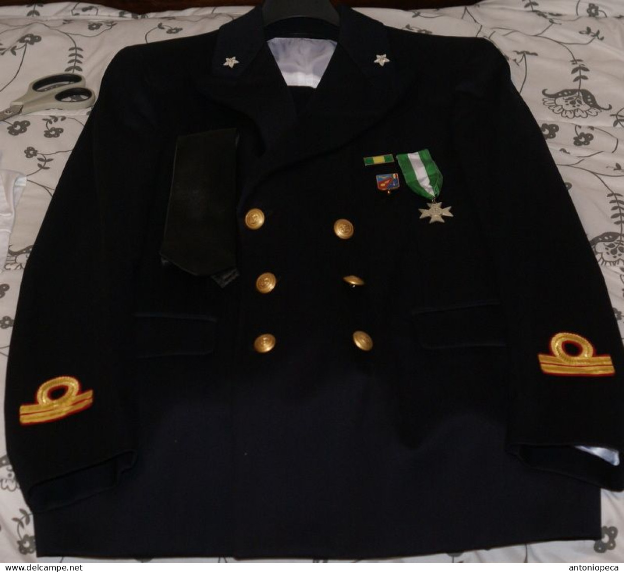 ITALIA UNIFORME VINTAGE DA COLLEZIONE UFFICIALE MARINA ITALIANA - Uniforms
