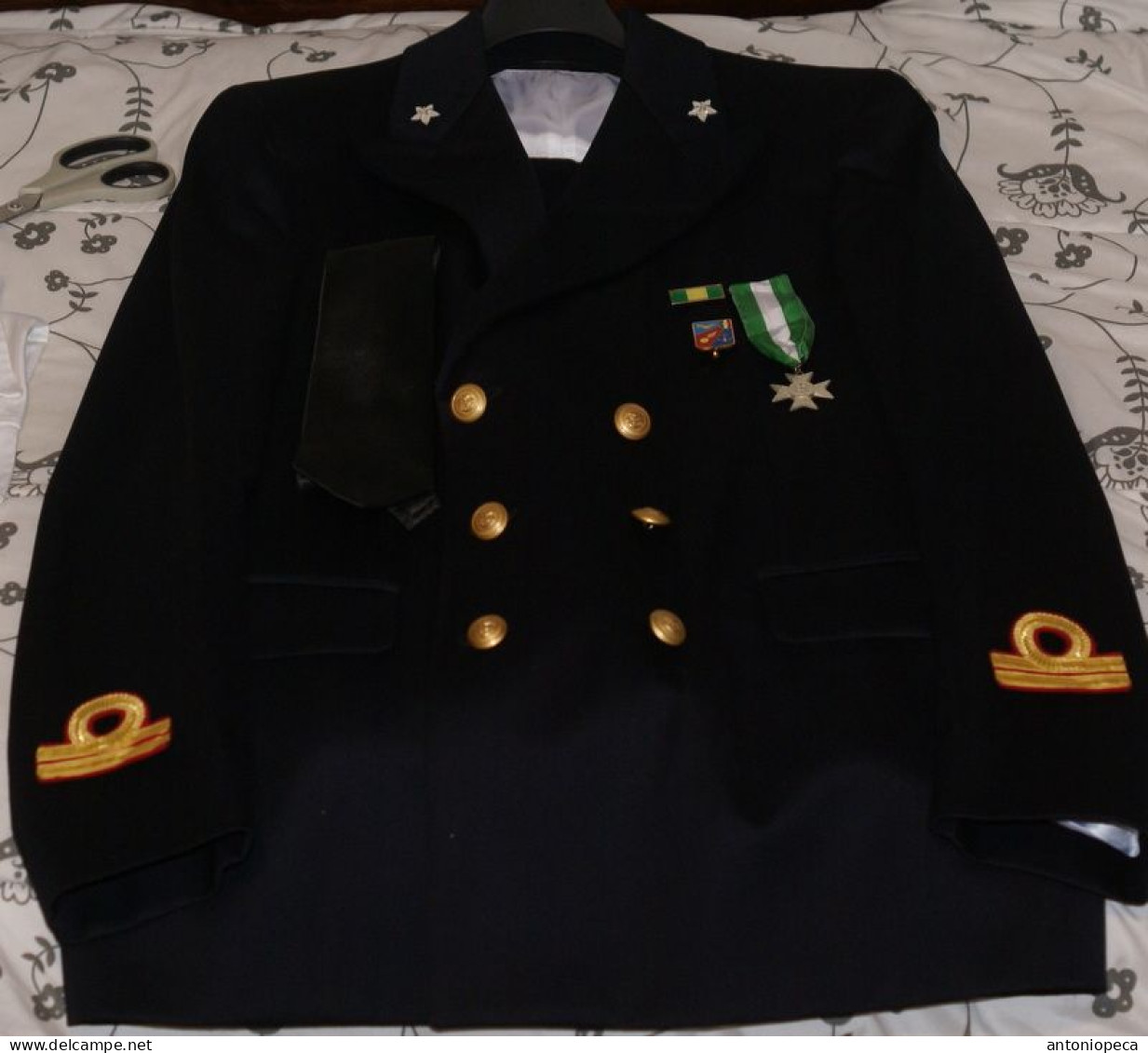 ITALIA UNIFORME VINTAGE DA COLLEZIONE UFFICIALE MARINA ITALIANA - Divise