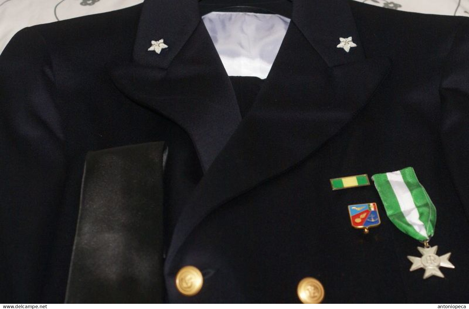 ITALIA UNIFORME VINTAGE DA COLLEZIONE UFFICIALE MARINA ITALIANA - Uniforms