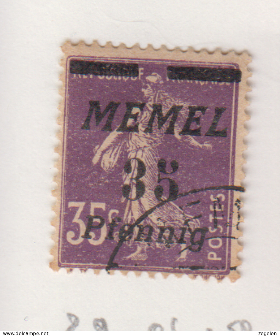 Memel Michel-nr. 84 Gestempeld - Sonstige & Ohne Zuordnung