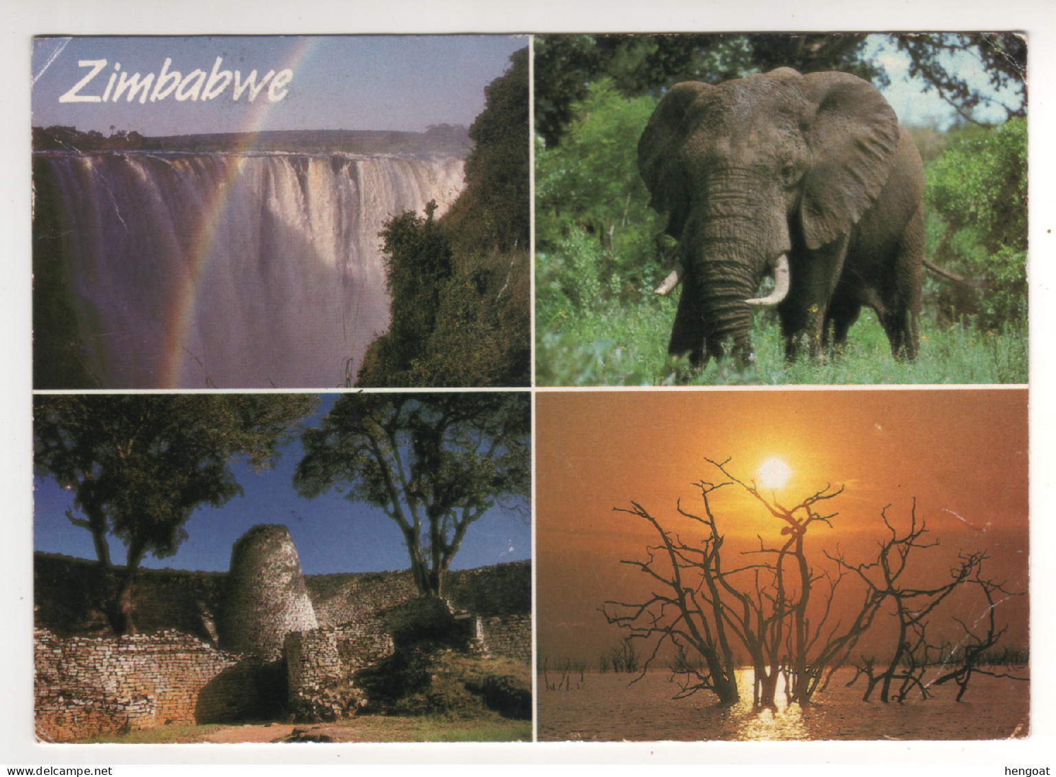 Timbre , Stamp " Transport : Camion " Sur Cp , Carte , Postcard Du 04/03/96 - Zimbabwe (1980-...)