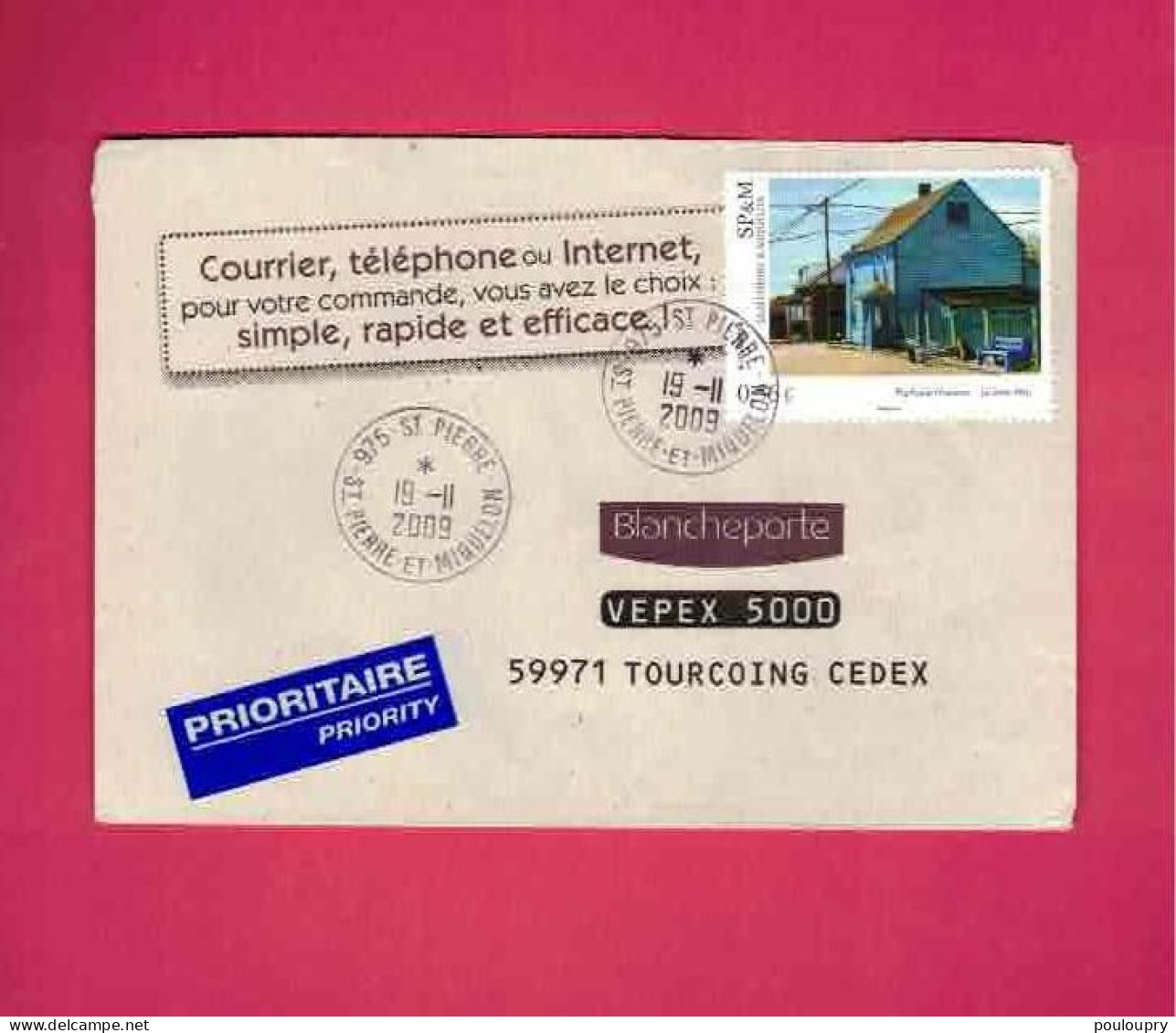 Lettre De 2009 Pour La France - YT N° 952 - Tableau De Goineau - Storia Postale