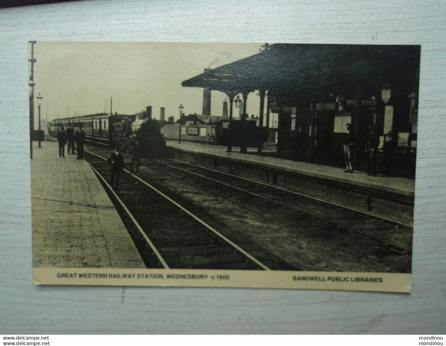 Cpa Great Western Railway Station, Wednesbury C1900 - Sandwell Public Libraries. - Andere & Zonder Classificatie