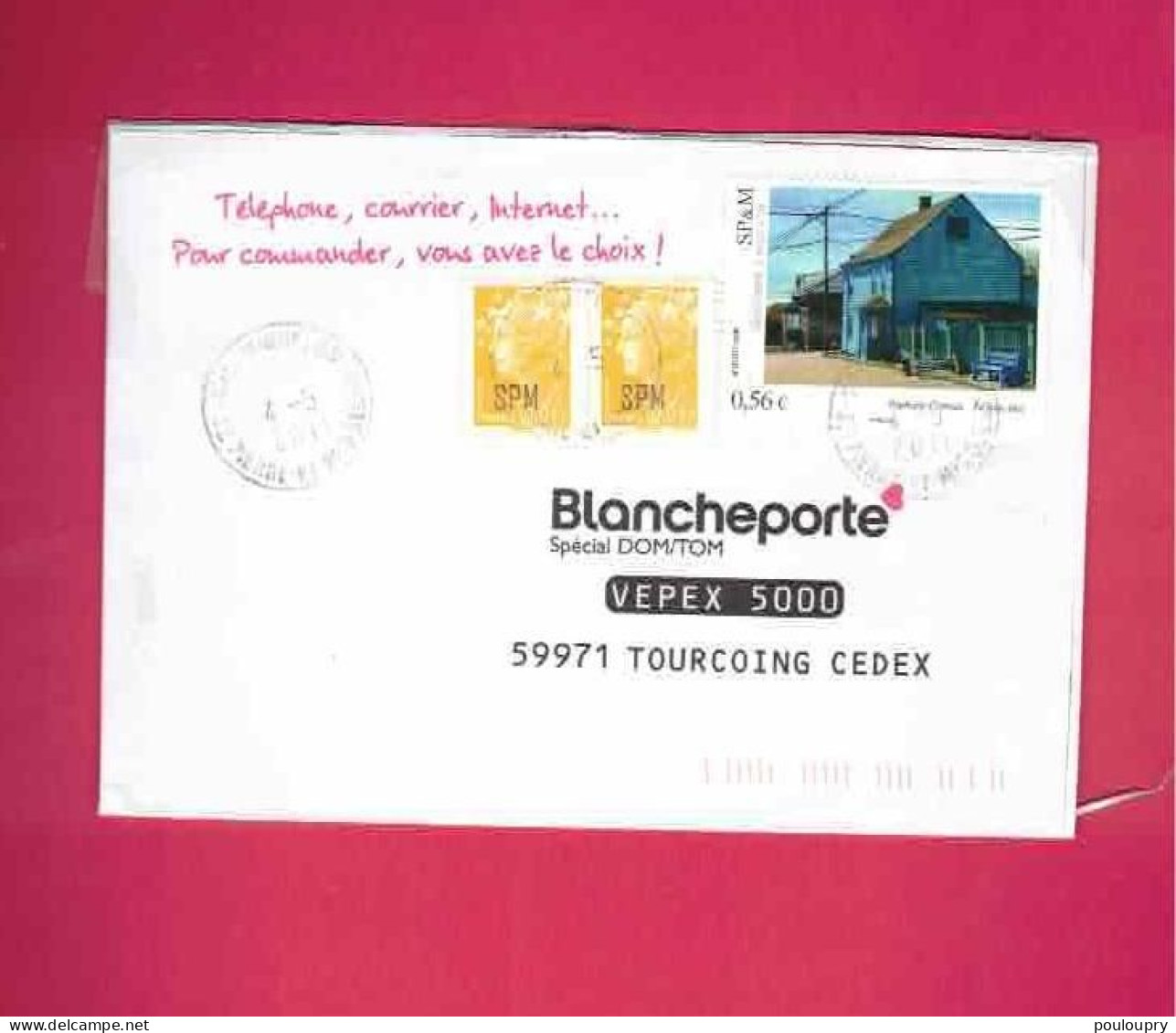 Lettre De 2011 Pour La France - YT N° 932 En Paire Et 952 - Tableau DeGoineau - Storia Postale