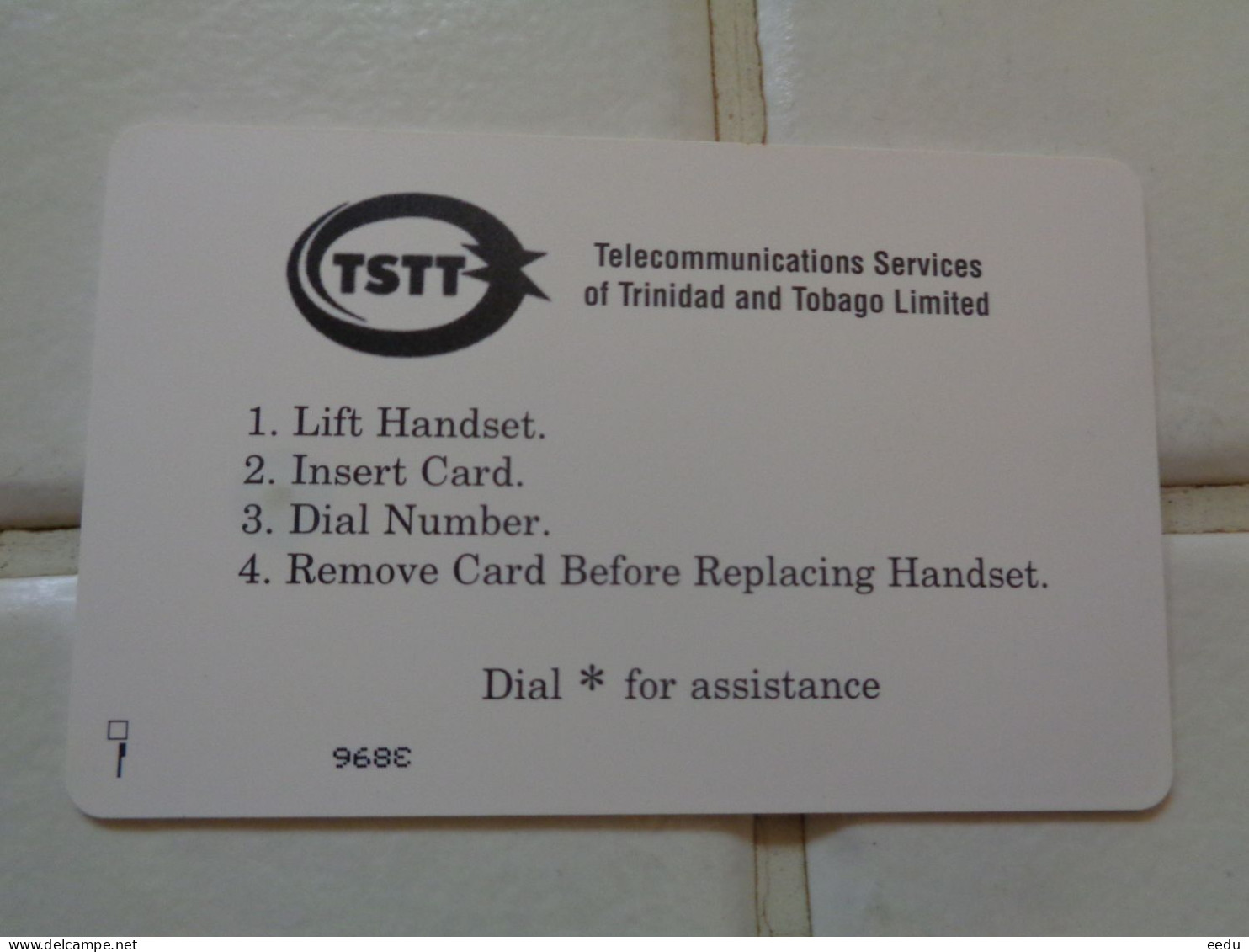 Trinidad & Tobago Phonecard - Trinidad En Tobago