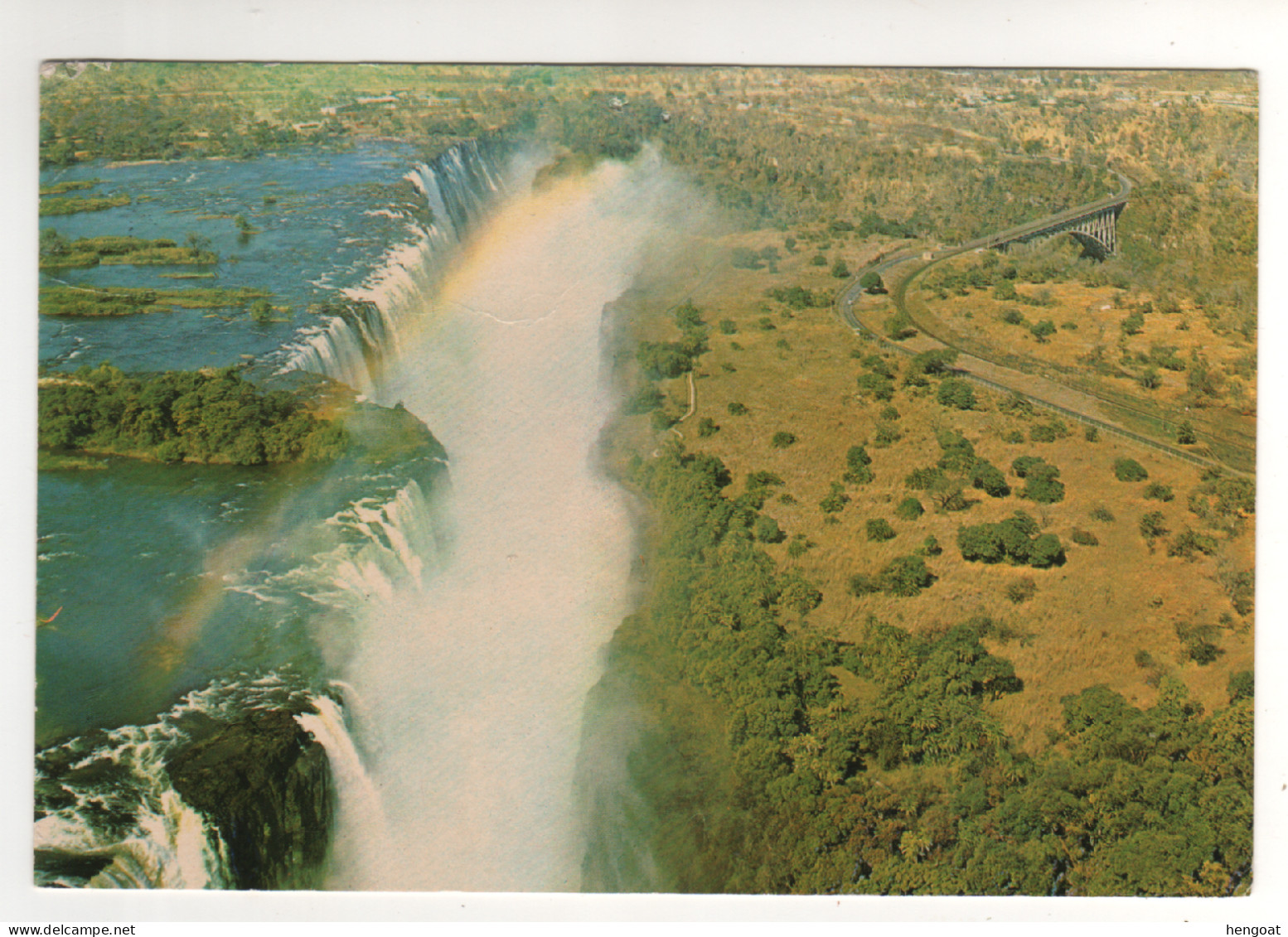 Timbre , Stamp " Animal Mammifère : Lion " Sur Cp , Carte , Postcard Du 16/10/987 (carte Avec Trous D'agraphe) - Zimbabwe (1980-...)