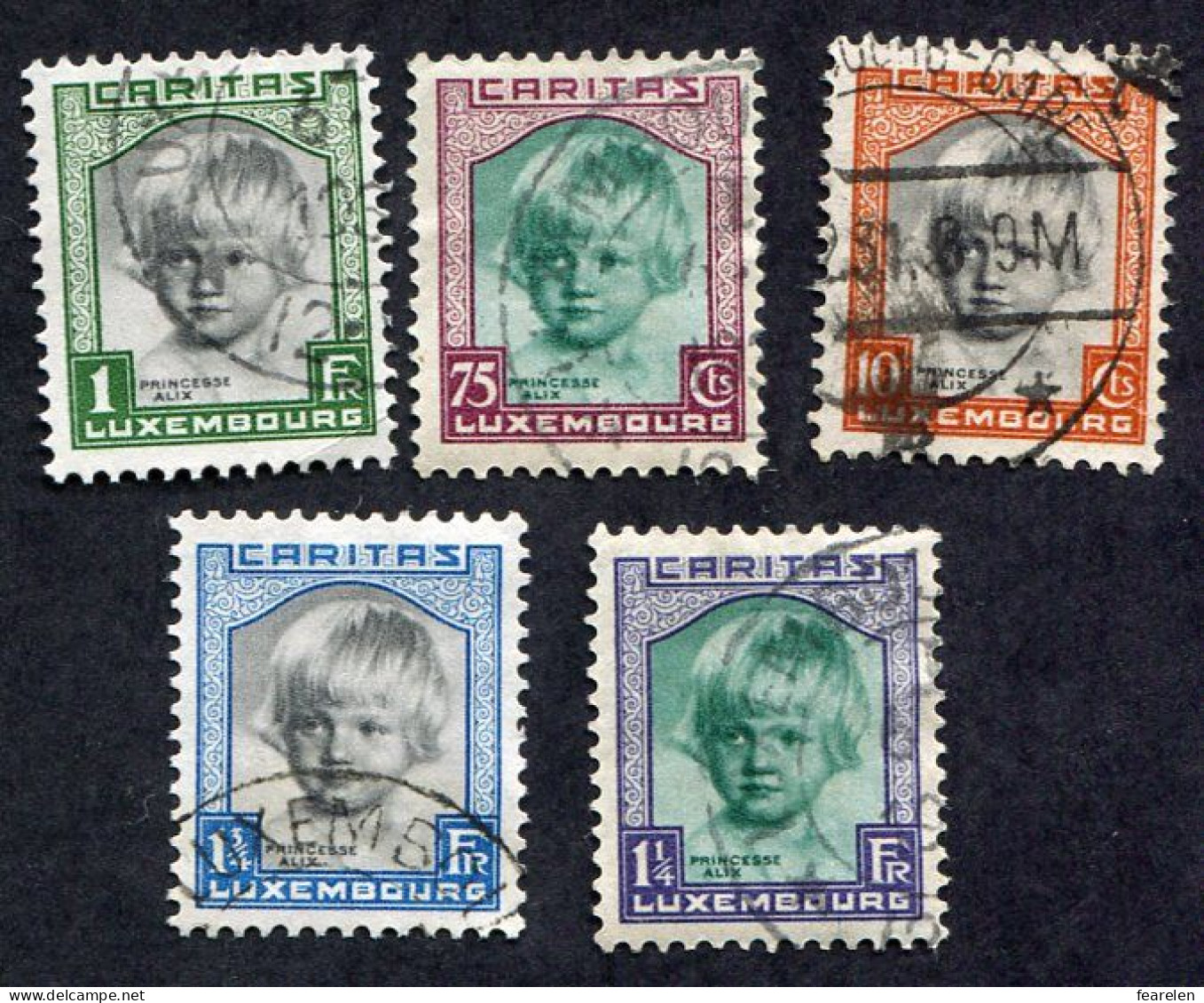 Luxembourg Oblitérés N°234/8, Qualité Très Beau - Used Stamps