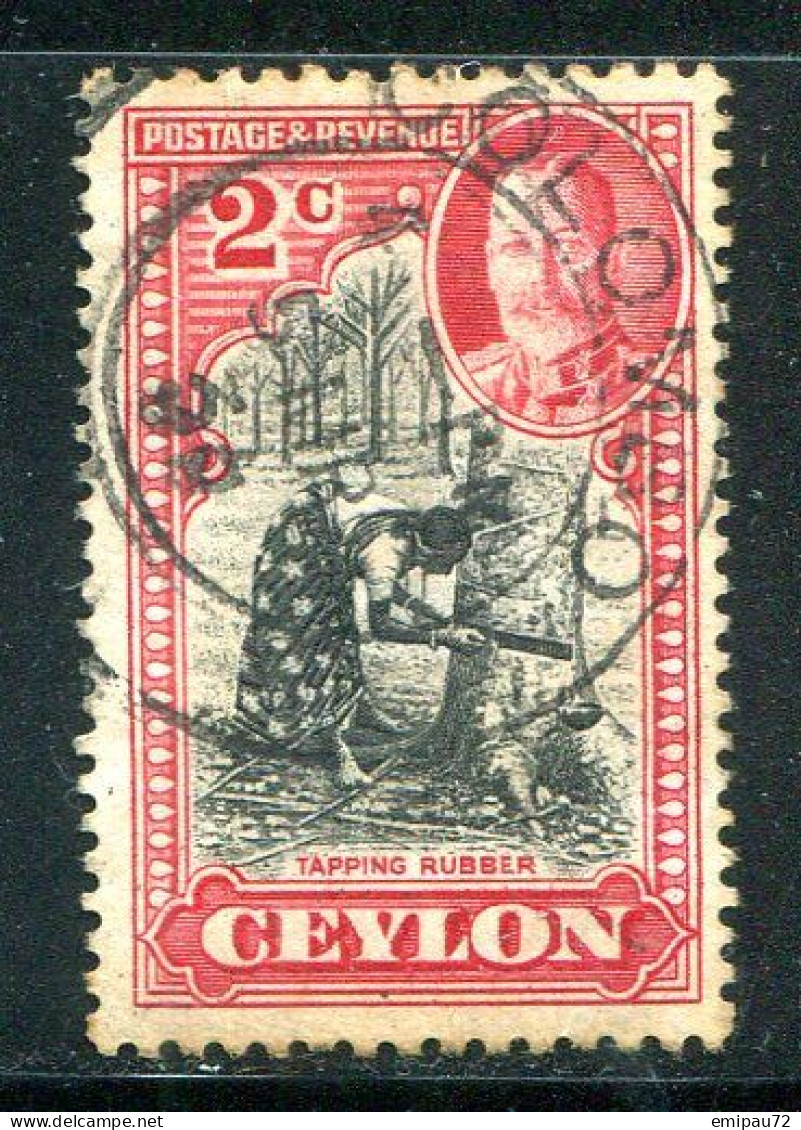 CEYLAN- Y&T N°238- Oblitéré - Ceylon (...-1947)