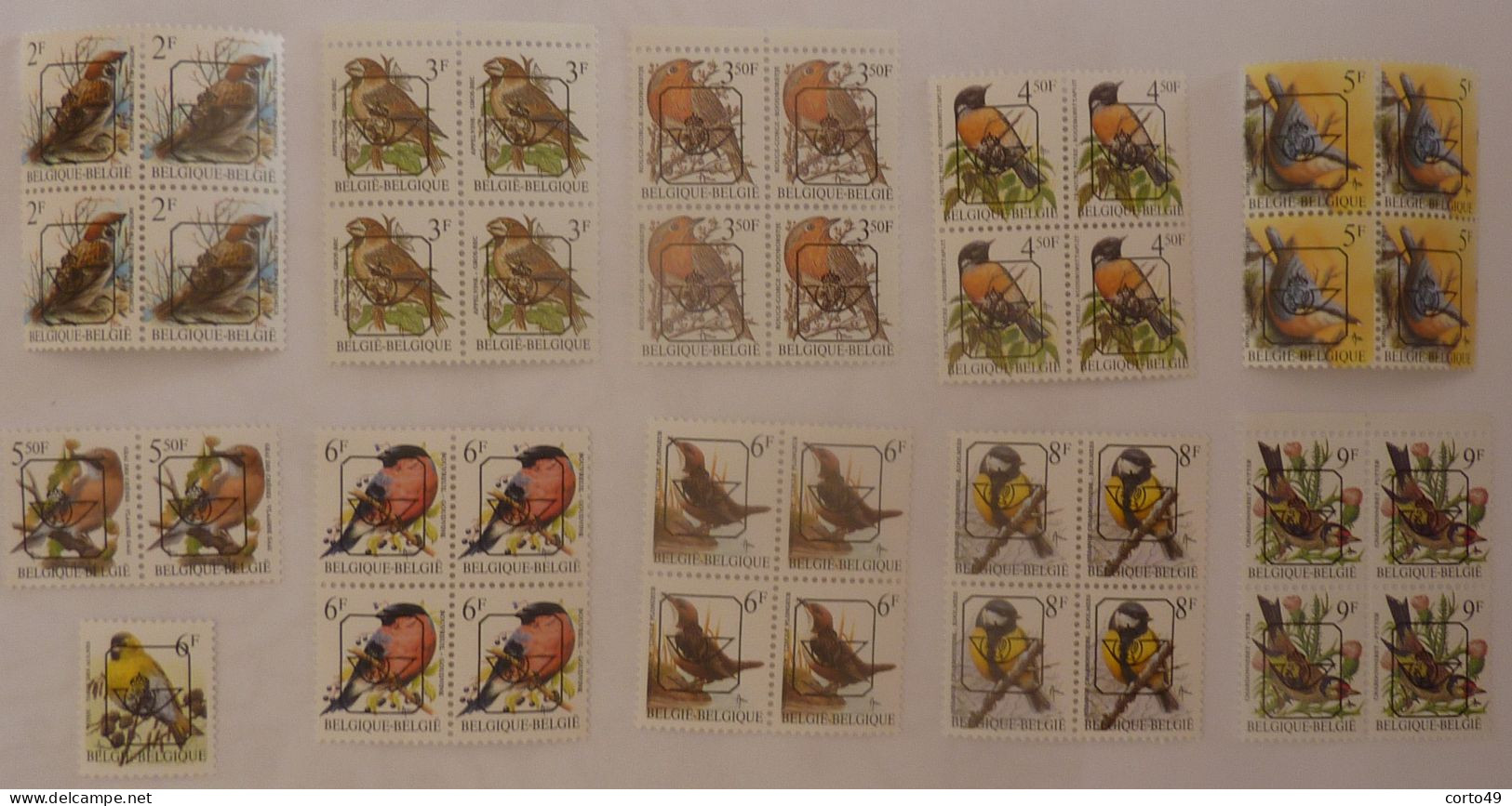 LOT De Différents TIMBRES  PREOBLITERES OISEAUX BUZIN  ( 39 )- Voir Les 3  Scans !! - Sobreimpresos 1986-96 (Aves)