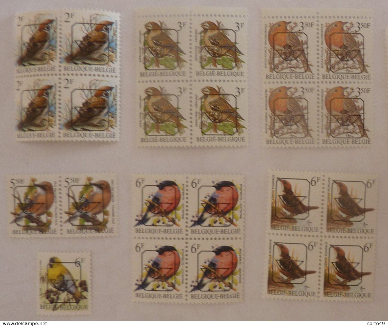 LOT De Différents TIMBRES  PREOBLITERES OISEAUX BUZIN  ( 39 )- Voir Les 3  Scans !! - Typografisch 1986-96 (Vogels)