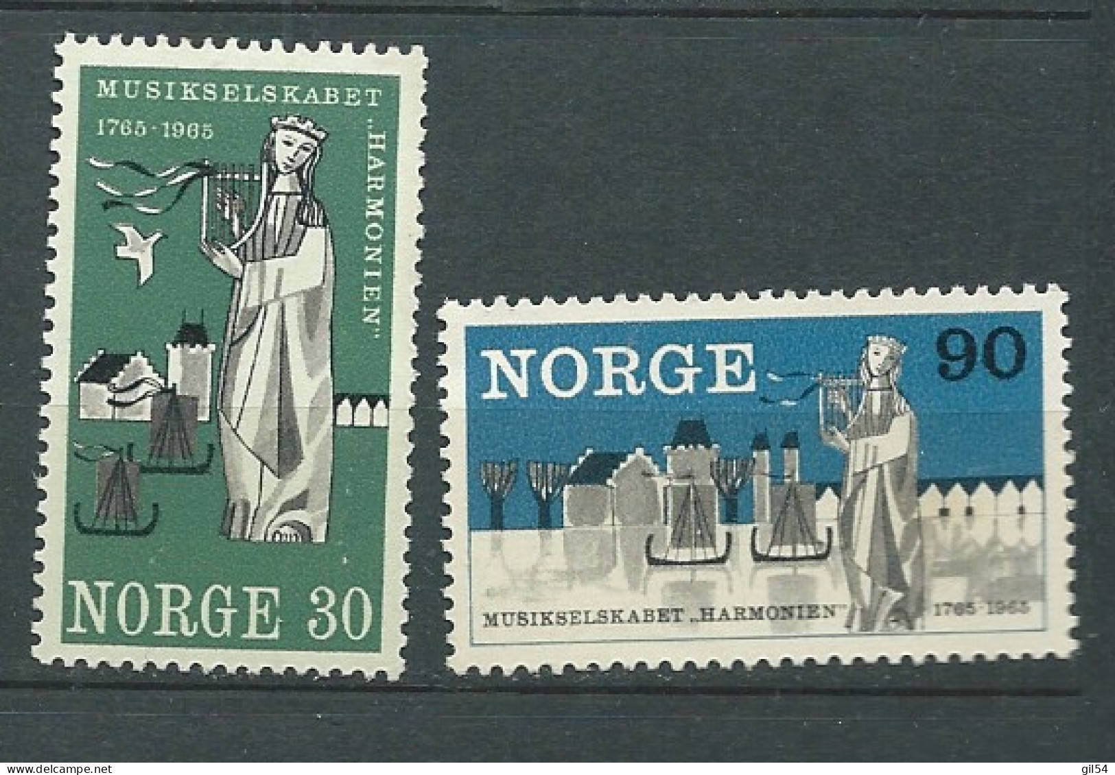 Norvege   Série   Yvert  488 / 489 ** , 2 Valeur Neuve Sans Charnière  AY 18306 - Unused Stamps