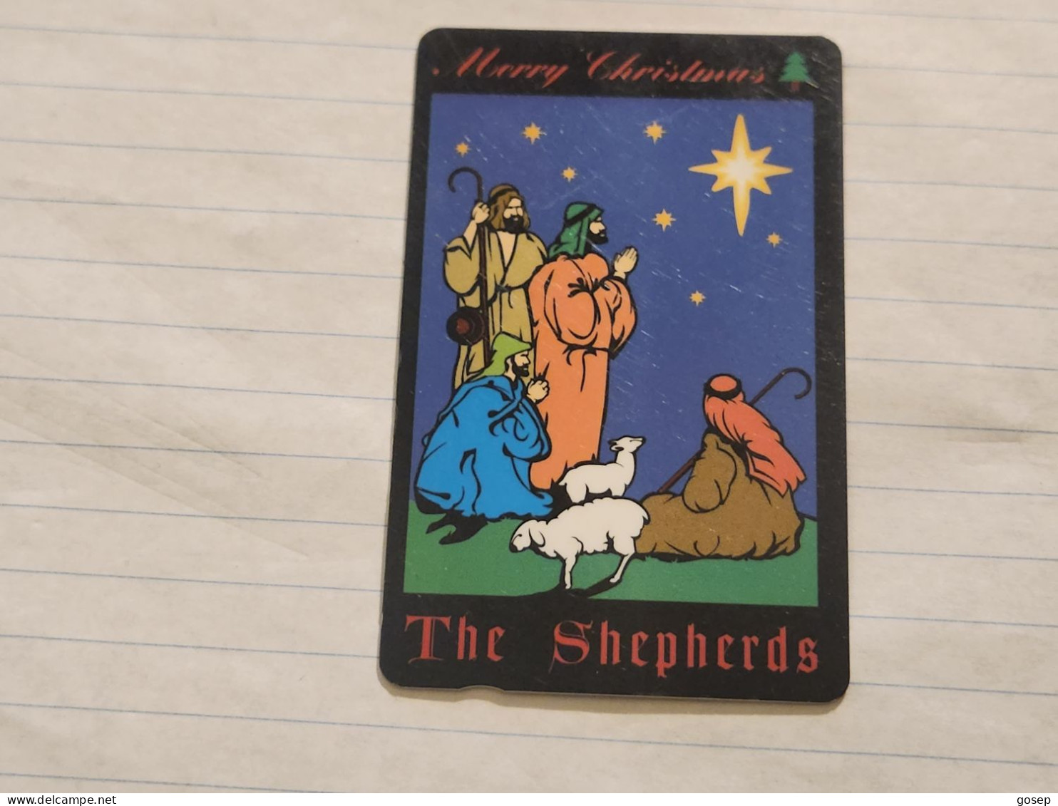 SINGAPORE-(92SIGB-a)-THE SHEPHERDS-(250)($5)(92SIGB-066081)-(tirage-?)()-used Card+1card Prepiad Free - Singapour